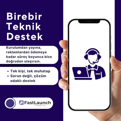 Anahtar Teslim E-Ticaret Sistem Kurulumu (FastLaunch)